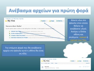 Content cloud management στην box net