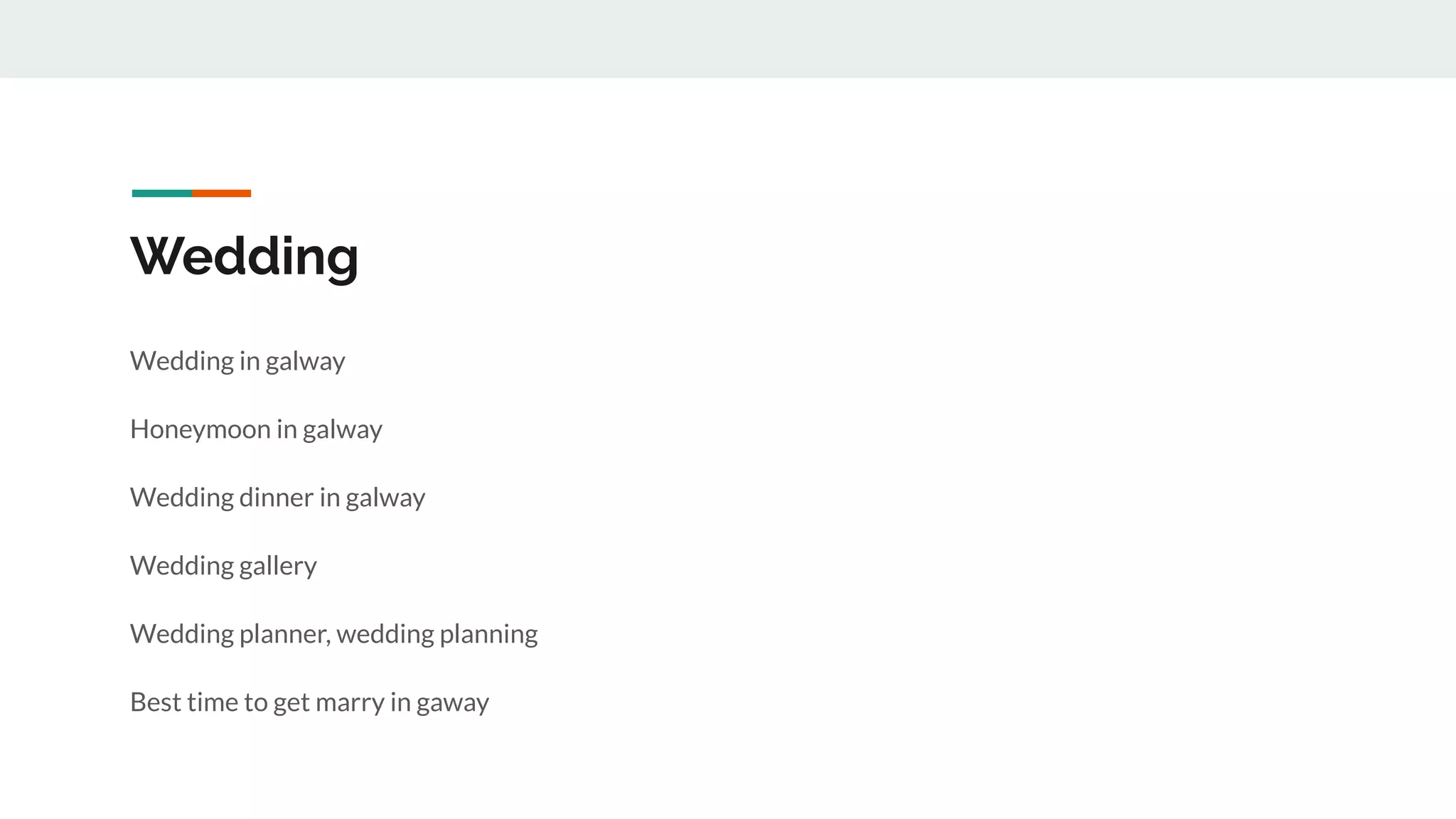 Wedding
Wedding in galway
Honeymoon in galway
Wedding dinner in galway
Wedding gallery
Wedding planner, wedding planning
Best time to get marry in gaway
 