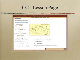 CC - Lesson Page
 