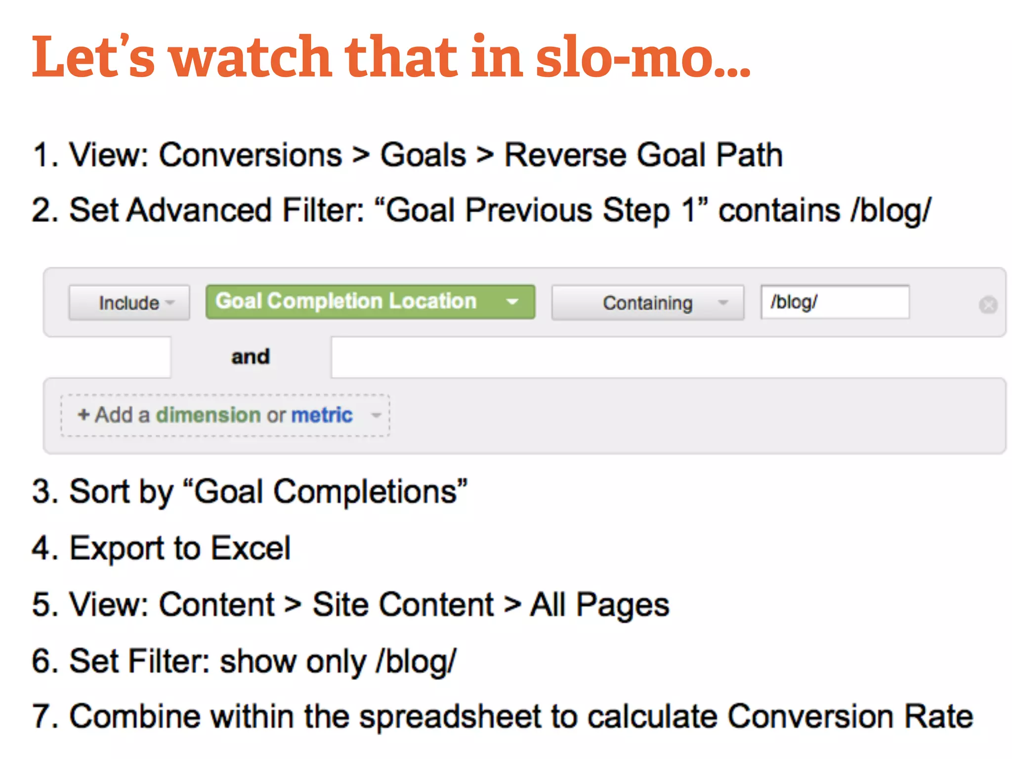 Let’s watch that in slo-mo… 
 