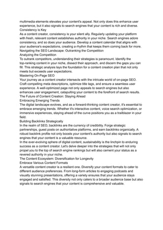 Content Creator | PDF