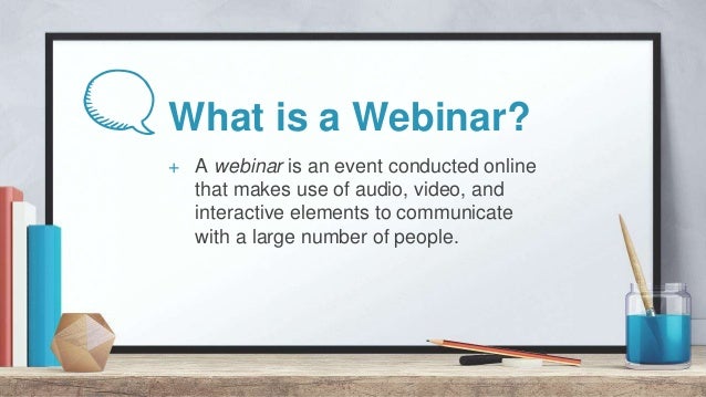 what is a webinar