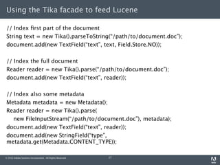 Content extraction with apache tika | KEY
