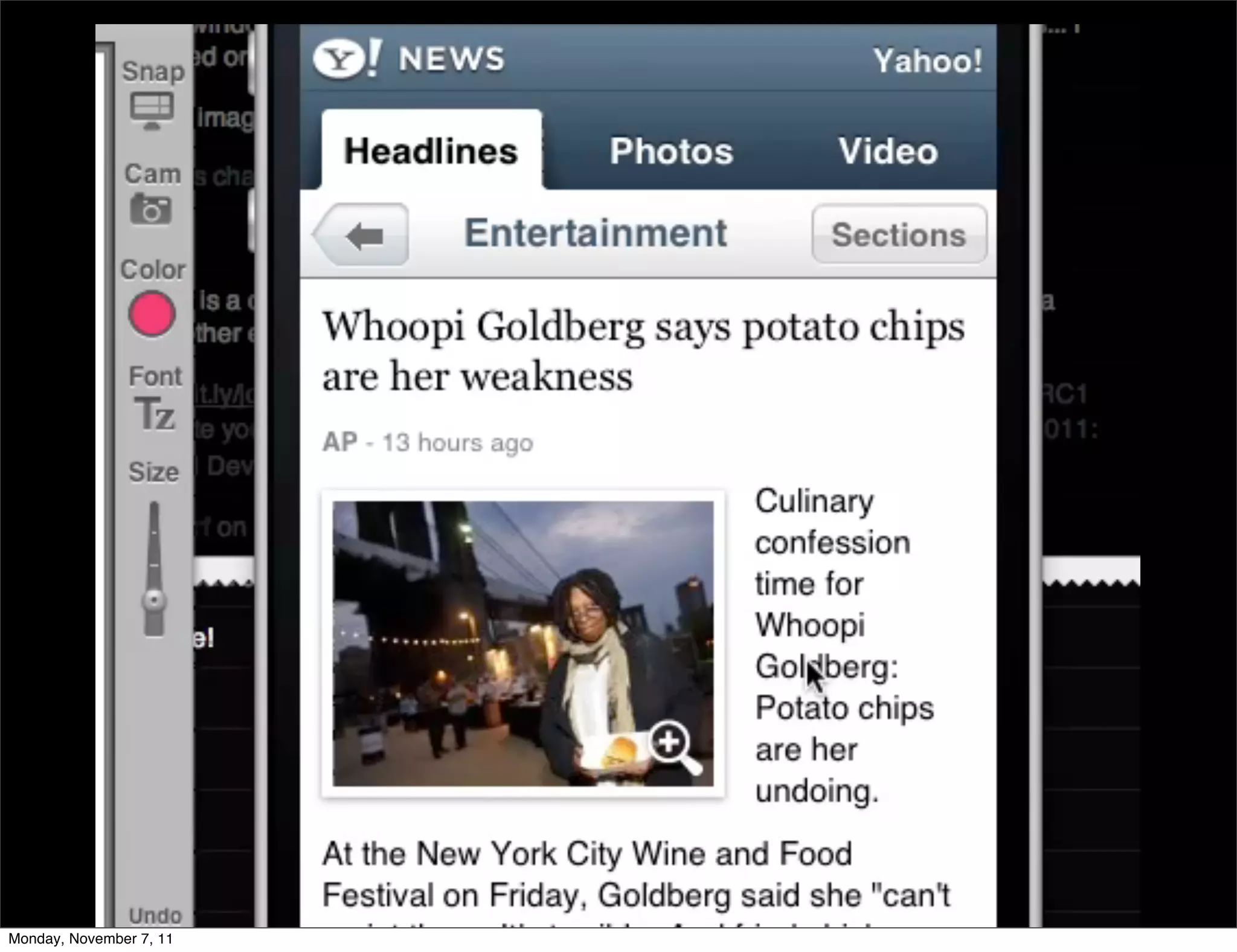 Monday, November 7, 11
 