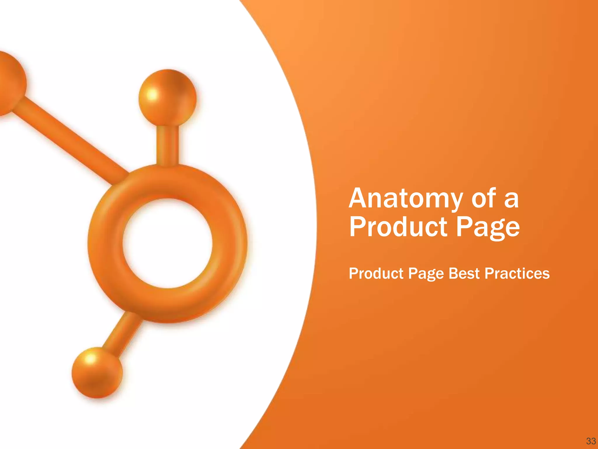 Anatomy of a
Product Page
Product Page Best Practices




                              33
 