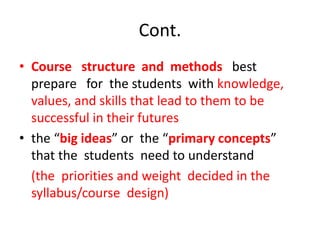 Subject Content Formation Process Content for in the process of curriculum development | PPTX