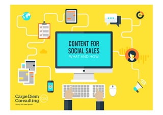 Developing a Content Strategy • Why and How1
CONTENT FOR
SOCIAL SALES
WHAT AND HOW
 