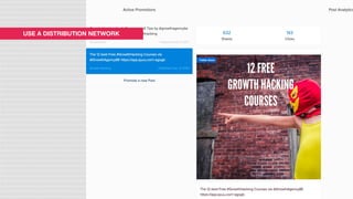 USE A DISTRIBUTION NETWORK
 