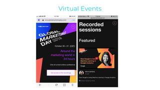 Virtual Events
 