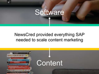 Enterprise
Software
End-to-end software that helps brands
manage every step of the content marketing
process, from creatio...