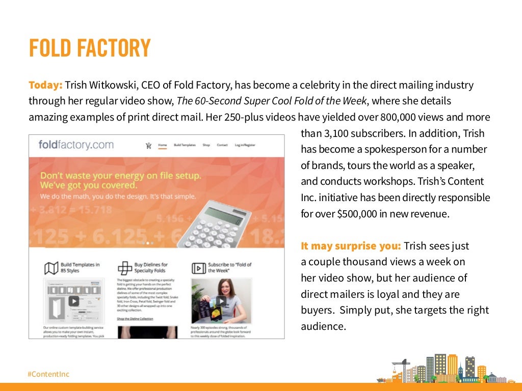 Contentinc Fold Factory Today Trish Images, Photos, Reviews