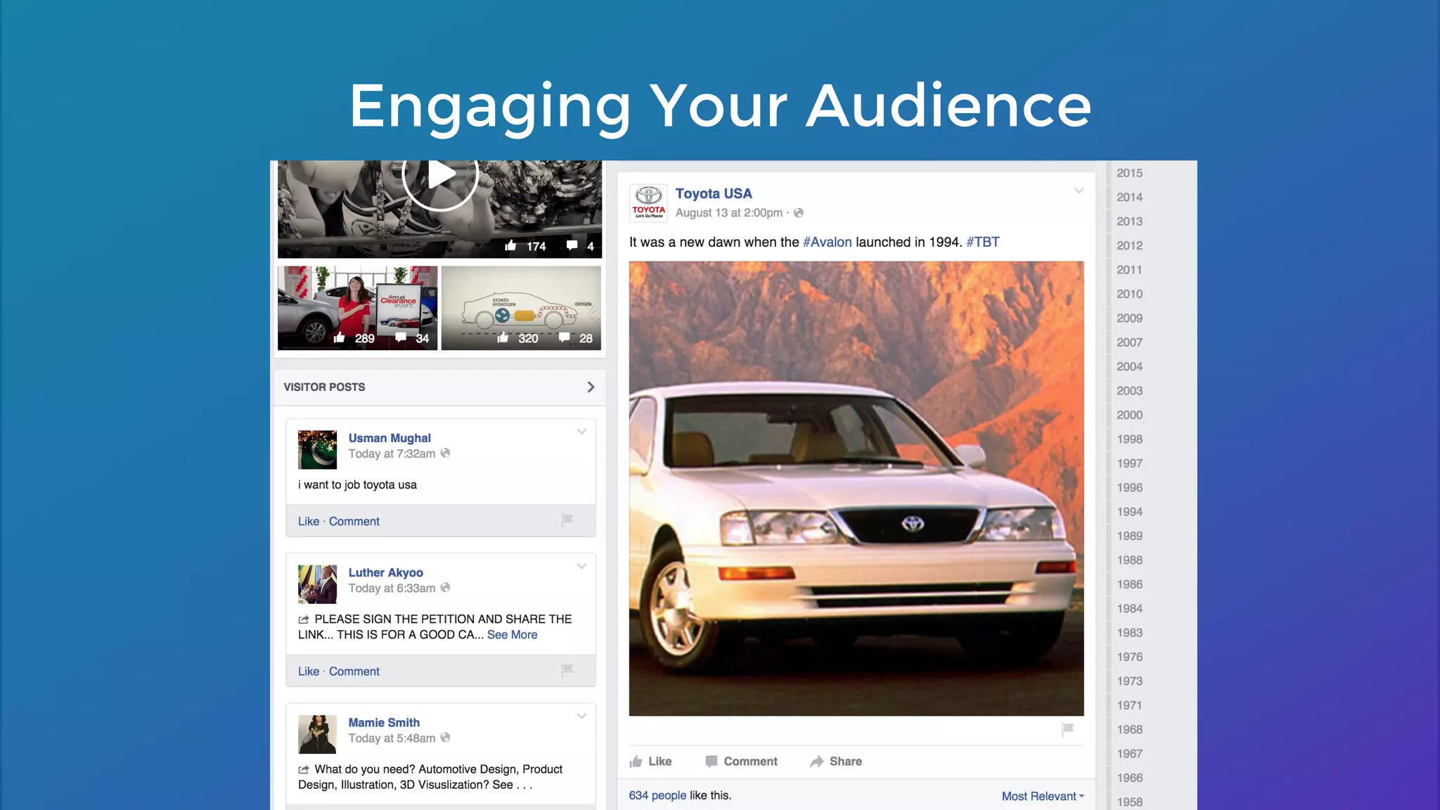 Engaging Your Audience
 