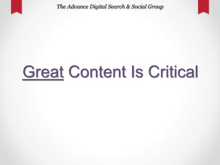 Your Content Is Core
Even Great Content Needs Help.
 
