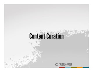 Content Curation
 