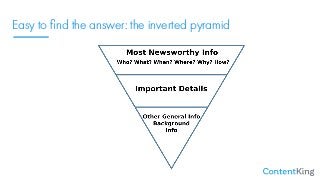 Easy to ﬁnd the answer: the inverted pyramid
 
