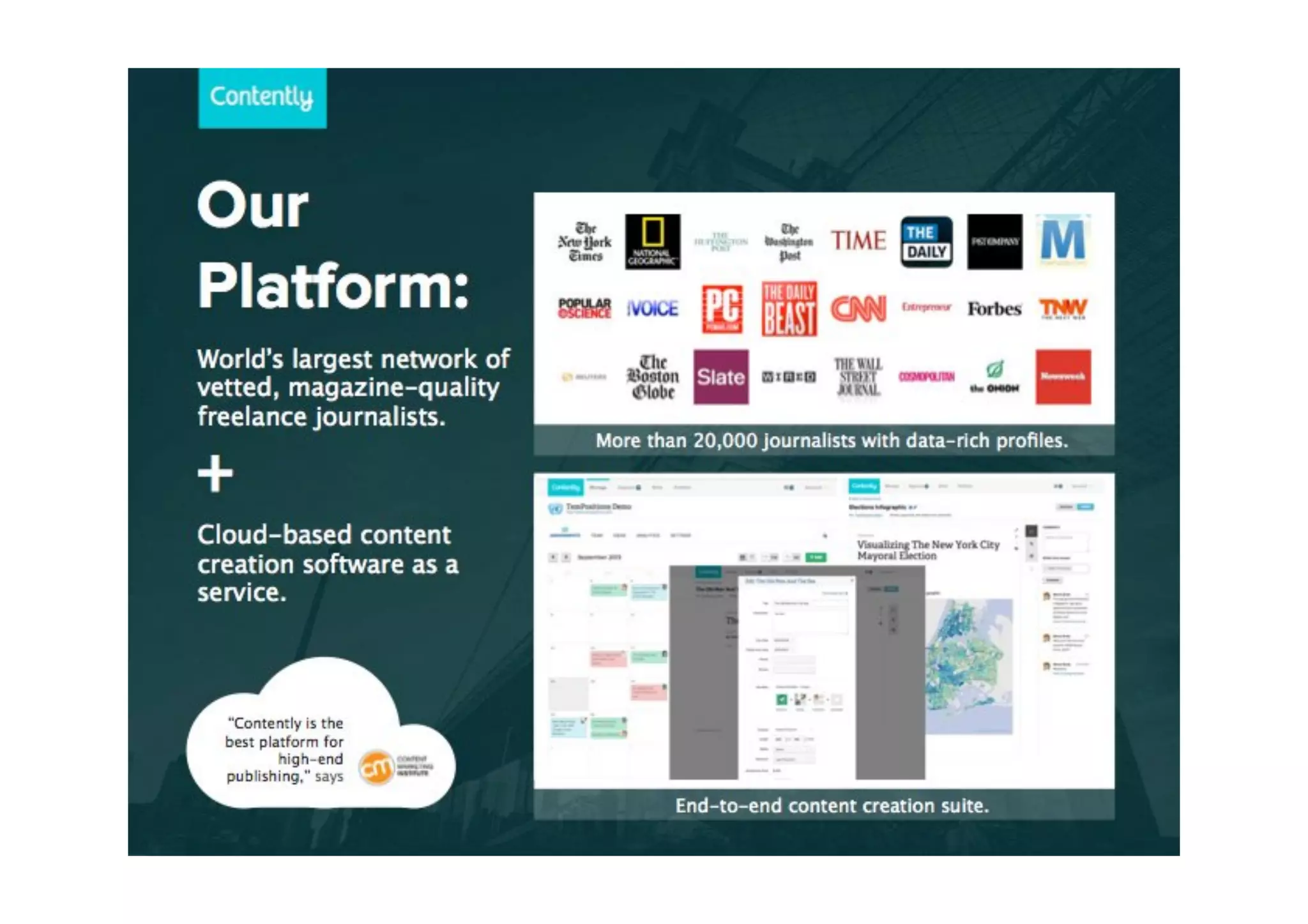 Contently Pitch Deck