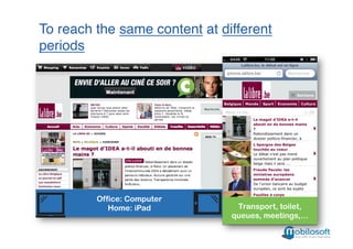 Content management for cross device final