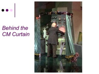 Behind the
CM Curtain
 
