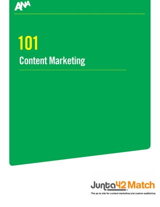 101
Content Marketing
 