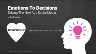 Emotions To Decisions
Driving The New Age Social Media
Ankur Srivastav

Image source – Cyclone Strategies

 