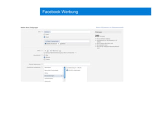 Facebook Werbung
 