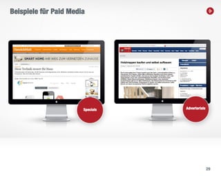 29
Specials
Beispiele für Paid Media
Advertorials
 