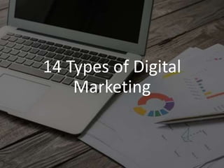 14 Types of Digital
Marketing
 