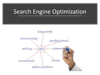 Search Engine Optimization
 