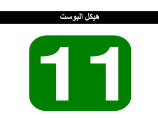 ‫هيكل‬‫البوست‬
 