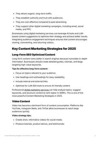 Content Marketing Strategies That Still Work in 2025 | PDF