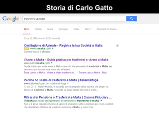 Content Marketing: Diventa il Nuovo Google
Storia di Carlo Gatto
 