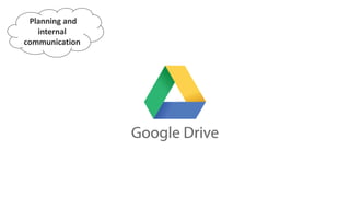 Planning and
internal
communication
 