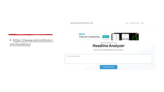 • https://www.aminstitute.c
om/headline/
 