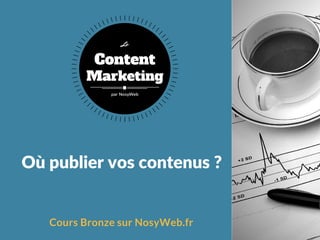 Où publier vos contenus ?
Cours Bronze sur NosyWeb.fr
Content
Marketing
Le
par NosyWeb
 
