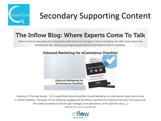 Secondary Supporting Content
 