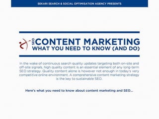 Sekari Search Optimised Content Marketing