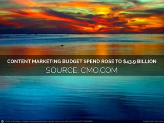 Photo by Pilottage - Creative Commons Attribution License http://www.flickr.com/photos/37717290@N00

Created with Haiku Deck

 