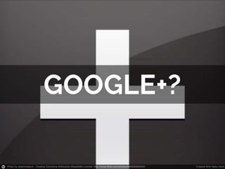 Photo by dolphinsdock - Creative Commons Attribution-ShareAlike License http://www.flickr.com/photos/66568868@N00

Created with Haiku Deck

 