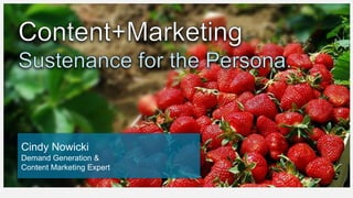 Cindy Nowicki
Demand Generation &
Content Marketing Expert

 