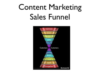 Content Marketing
  Sales Funnel
 