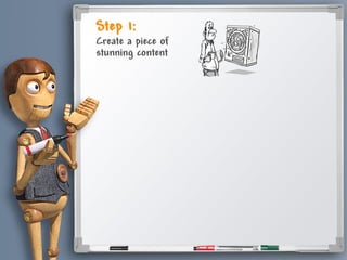 Step 1: Create a piece of stunning content
 
