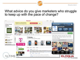 What advice do you give marketers who struggle to keep up with the pace of change? 