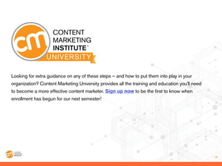 The 2017 Content Marketing Framework | PDF
