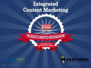 Integrated
Content Marketing
 