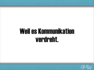Trotzdem ist das
Konzept dahinter falsch.

 