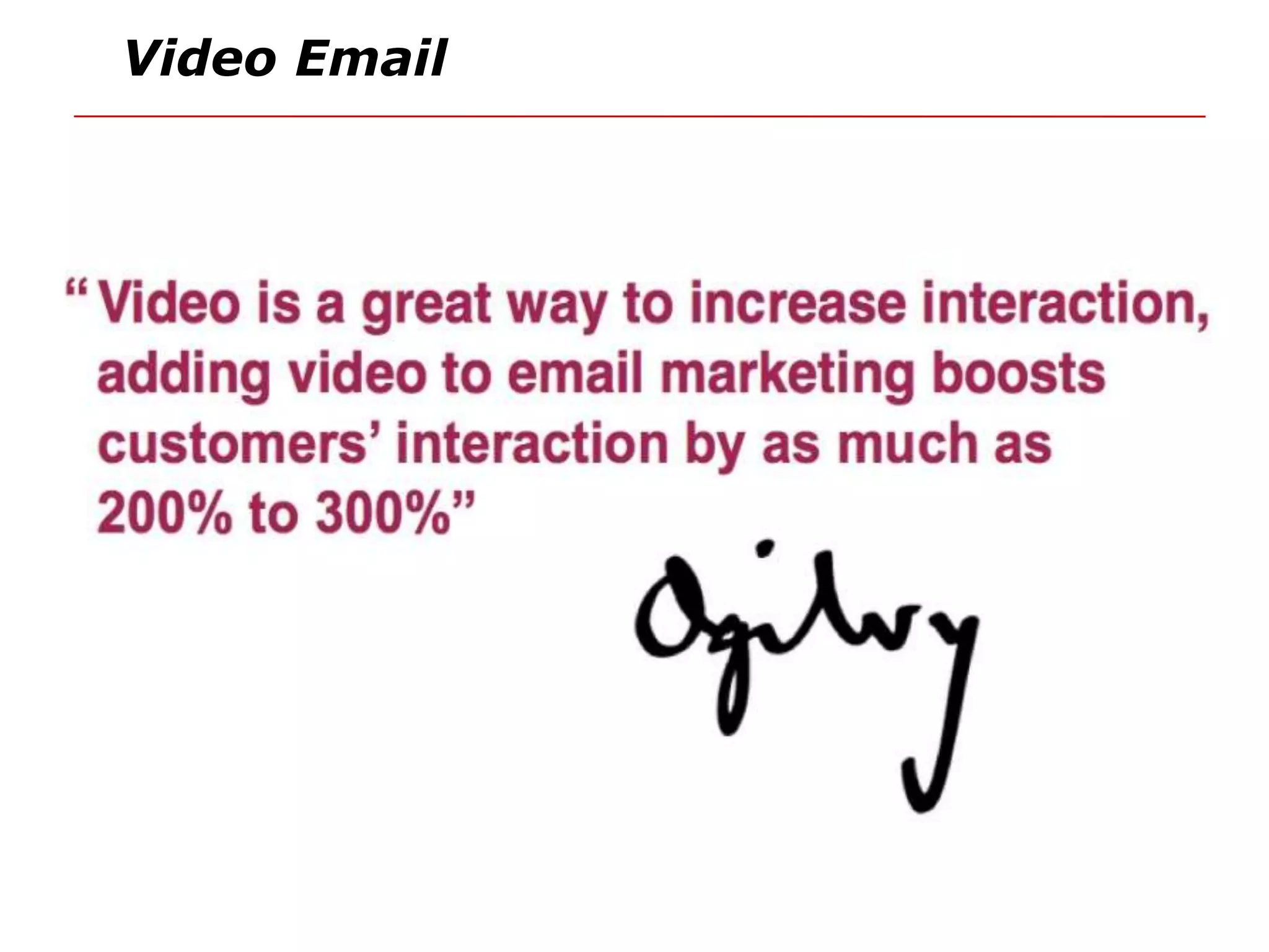 Video Email
 