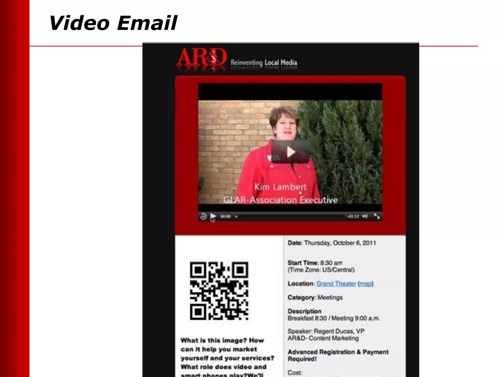 Video Email
 