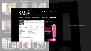 Cadastro dos Profissionais
 