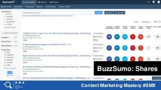 Content Marketing Mastery: SMX Workshop