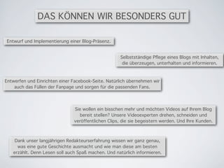 Blogbeiträge zu App-Entwickler-
relevanten Themen
Beiträge zu Notebooks, Smartphone und
Tablet
Blogs & Projekte
 